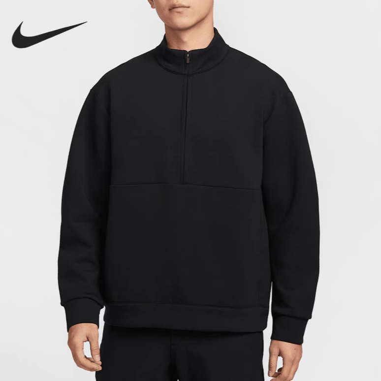 耐克/NIKE商场同款新款男子半拉链宽松简约卫衣套头衫 HQ6954010