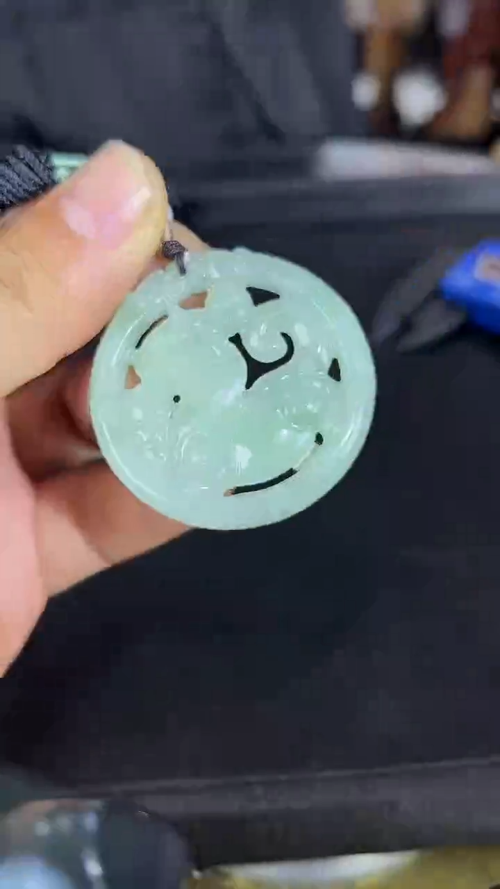 颈饰未镶嵌翡翠天然A货翡翠