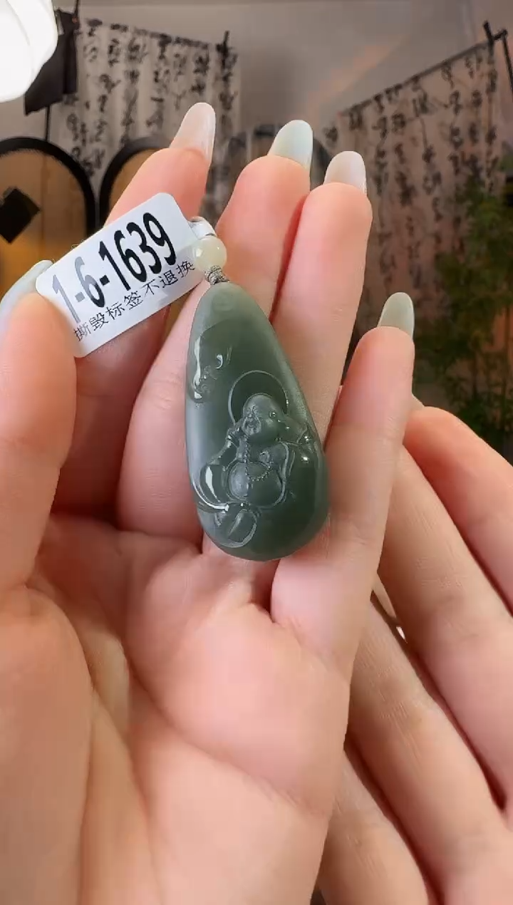 和田玉未镶嵌颈饰1639