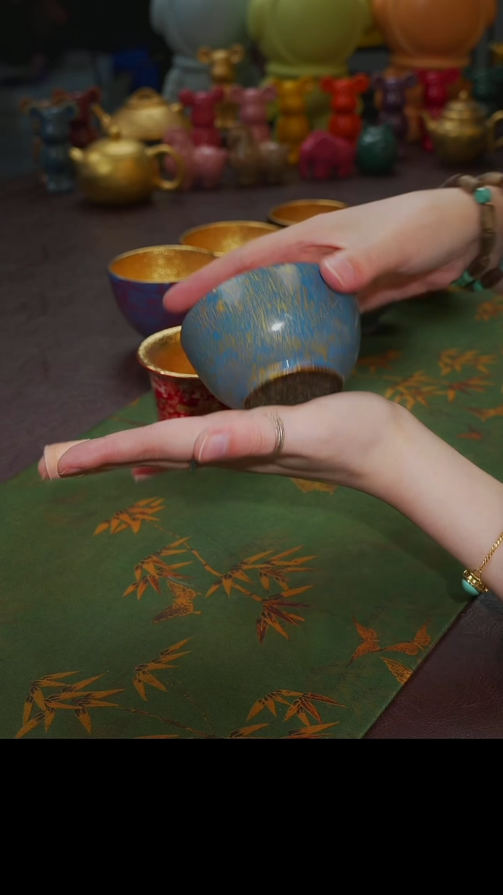 杯【宜景窑大漆鎏金系列】杯子