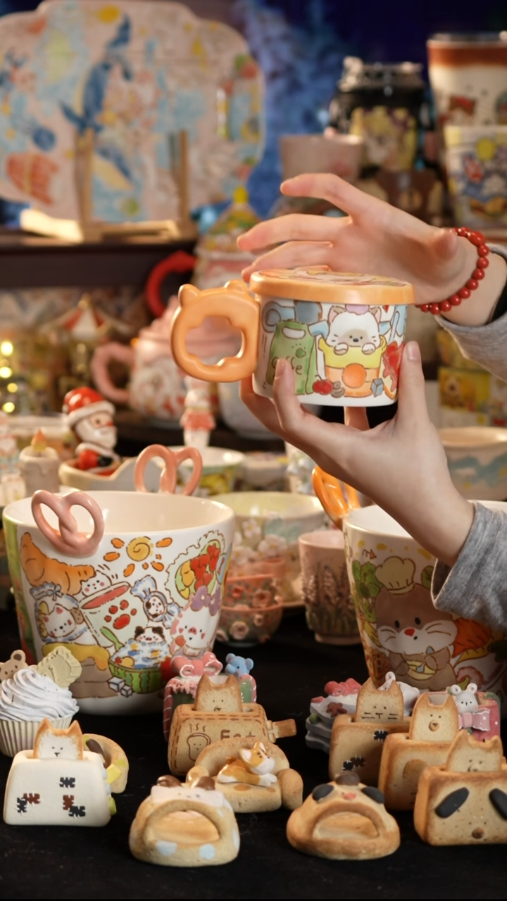 其他陶景德镇釉下彩手绘设计师款陶瓷