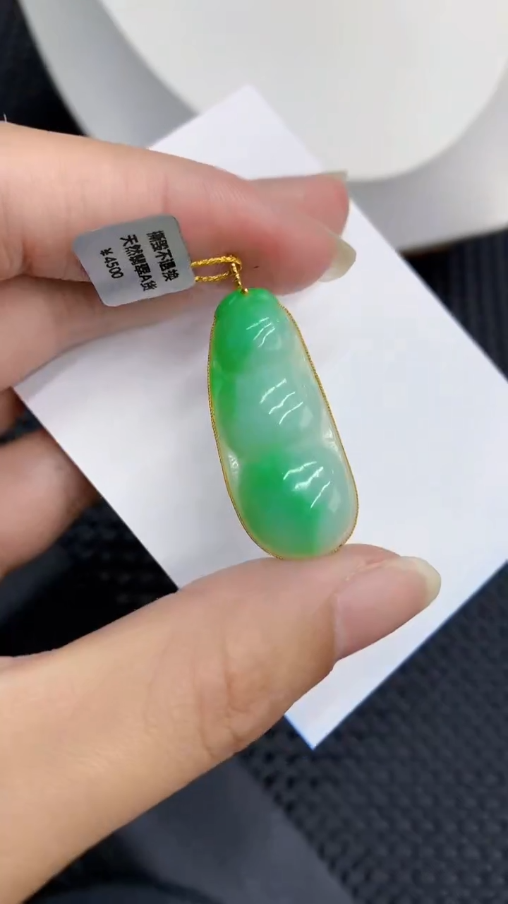 【闪购商品】翡翠颈饰18K金镶嵌            8