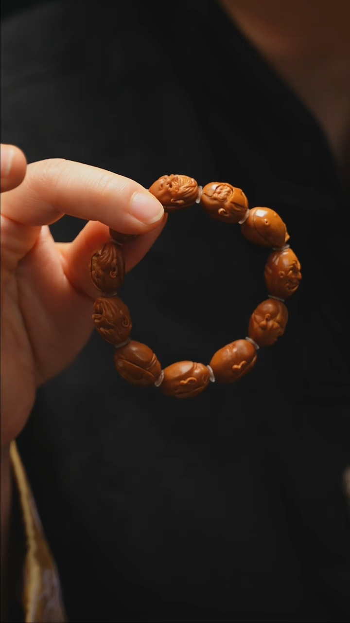 【闪购商品】橄榄核手串/手链面具恶僧+
