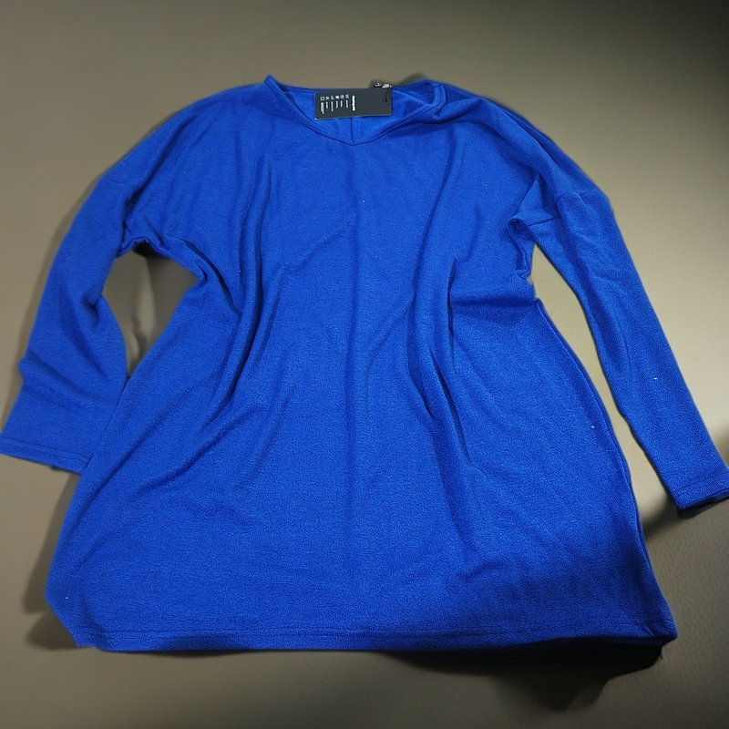 708克莱因蓝外贸尾货小衫