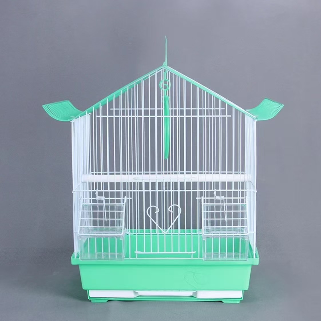 鹦鹉专用笼 高档鸟笼 手提鸟笼 单层别墅笼小鸟专用金属笼