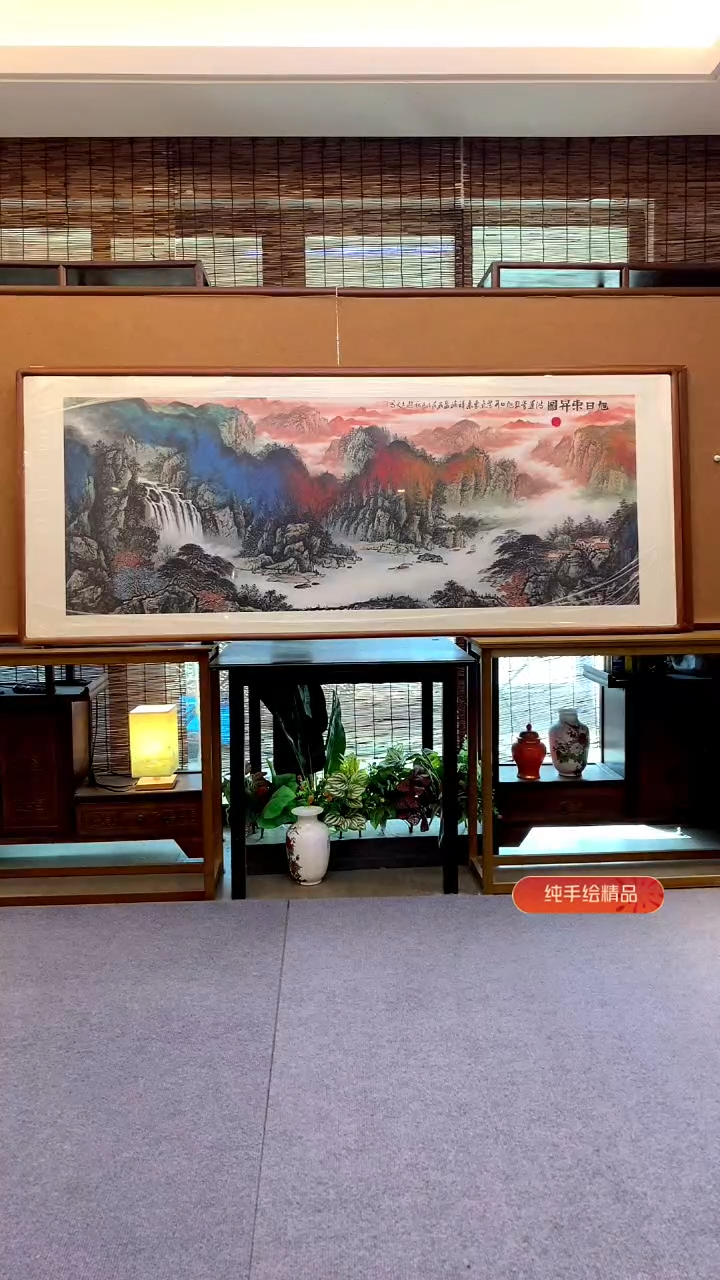 国画国画纯手绘纯实木205*85cm
