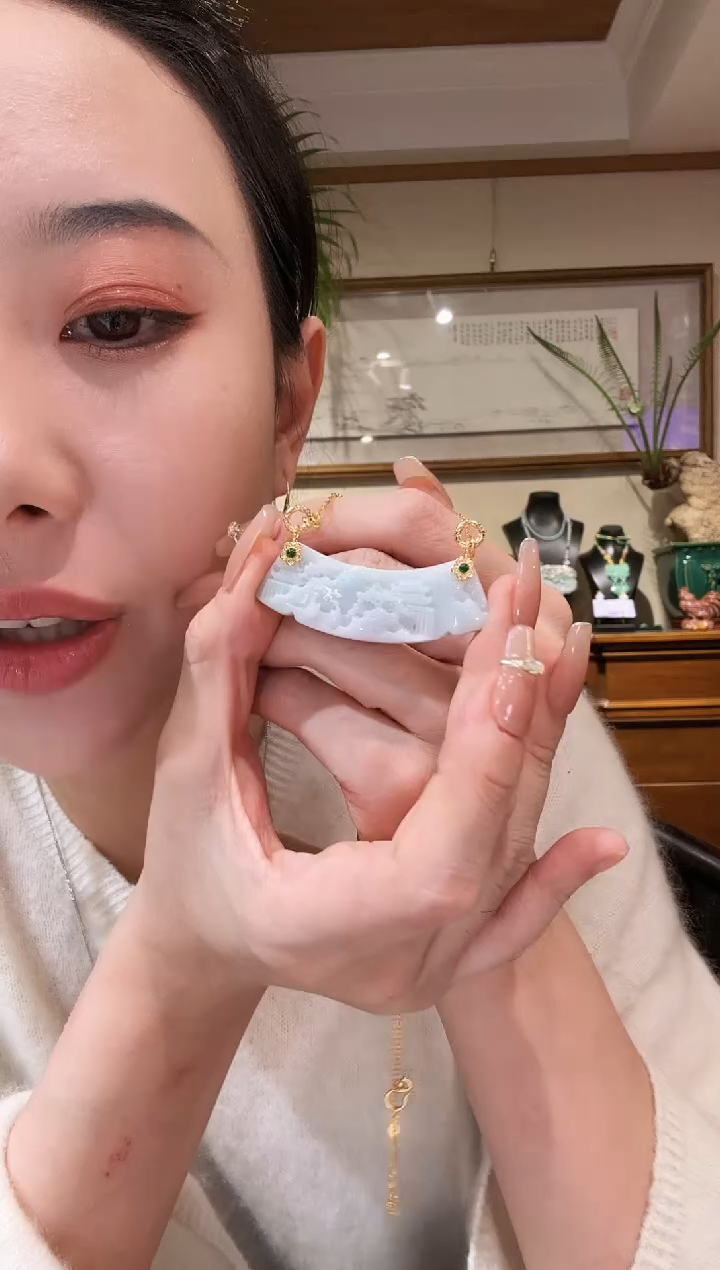 【闪购商品】翡翠颈饰未镶嵌国风