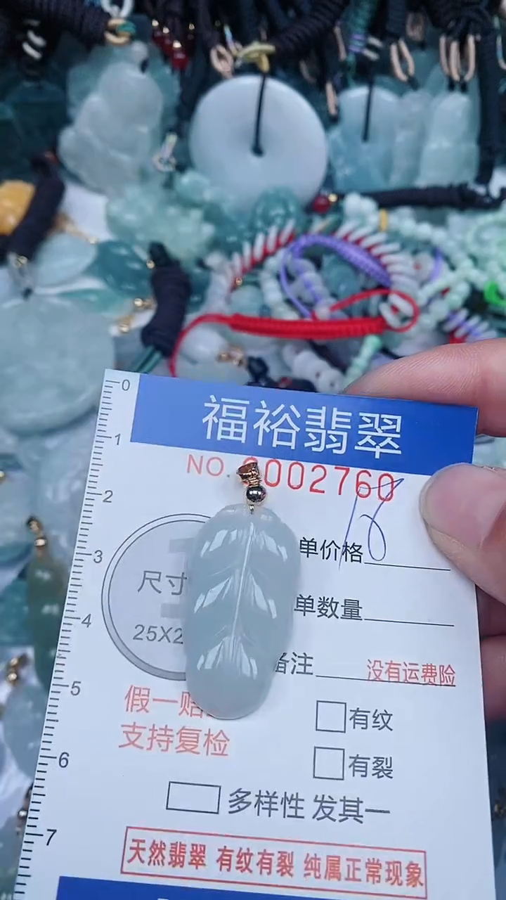 【闪购商品】翡翠颈饰未镶嵌...0002760