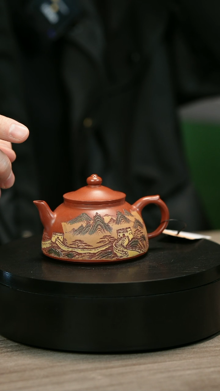 茶壶紫砂新**?H2239赵翠红长城笠帽