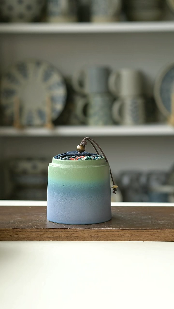 【闪购商品】陶瓷密封茶叶罐@4-2@