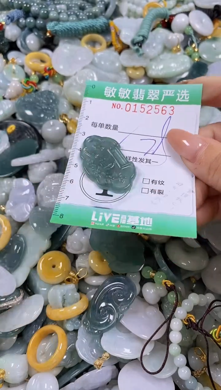 翡翠未镶嵌颈饰闪购0152563多样性发其一