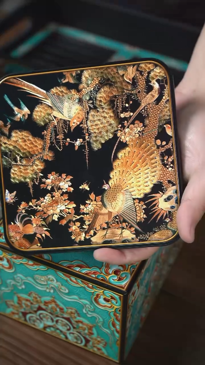 壹藏贰宝百鸟朝凤大垫子一片