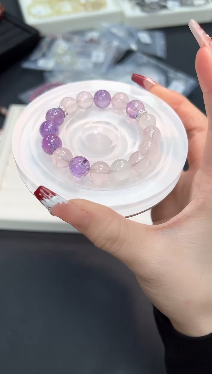【闪购商品】水晶手串未镶嵌32b多样性发其一/1条默认微瑕