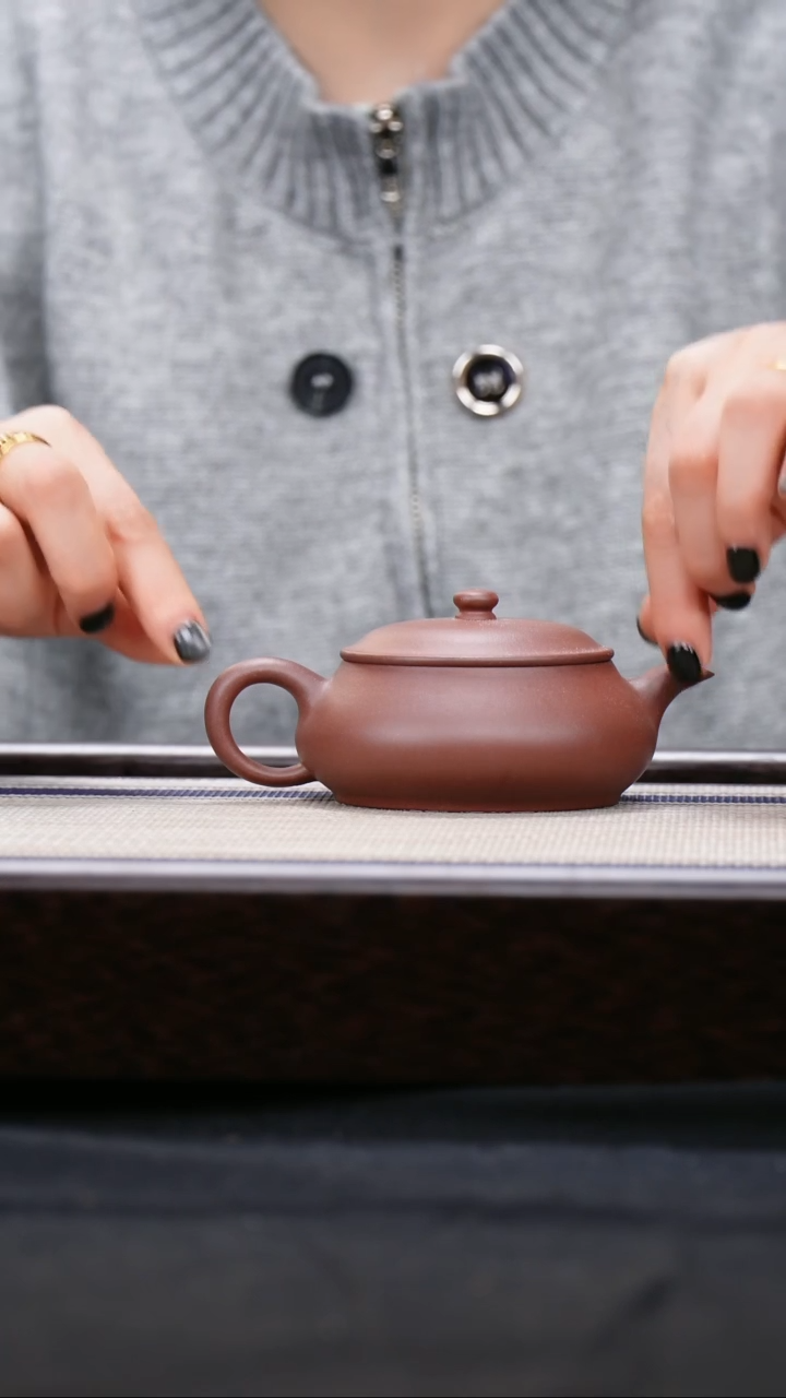 【闪购商品】紫砂茶壶原矿紫泥 全手工 明炉壶 