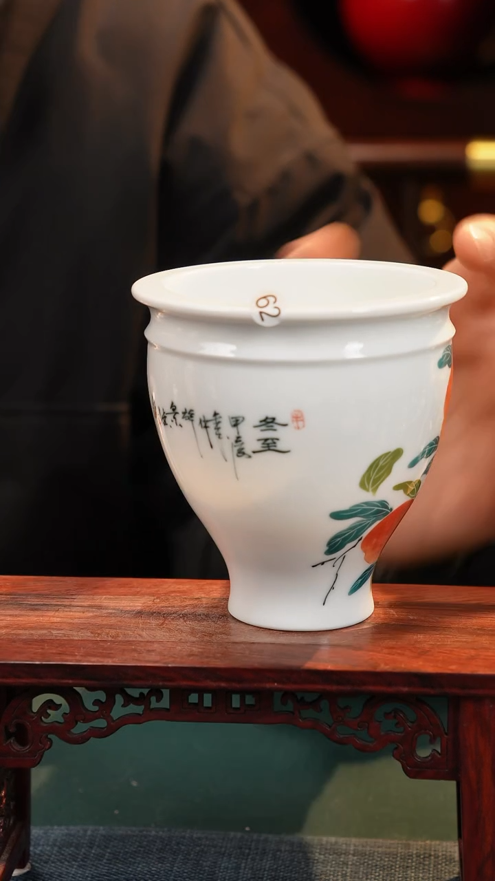 【闪购商品】摆件釉下五彩纯手工手绘原创瓷器