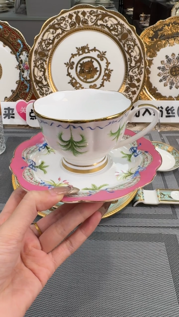 【闪购商品】瓷片200毫升 杯碟福利款 微瑕