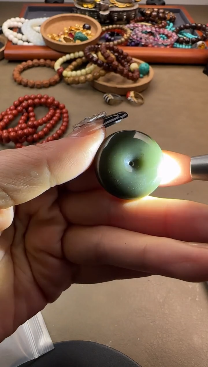 【闪购商品】和田玉（青玉）颈饰未镶嵌和田玉