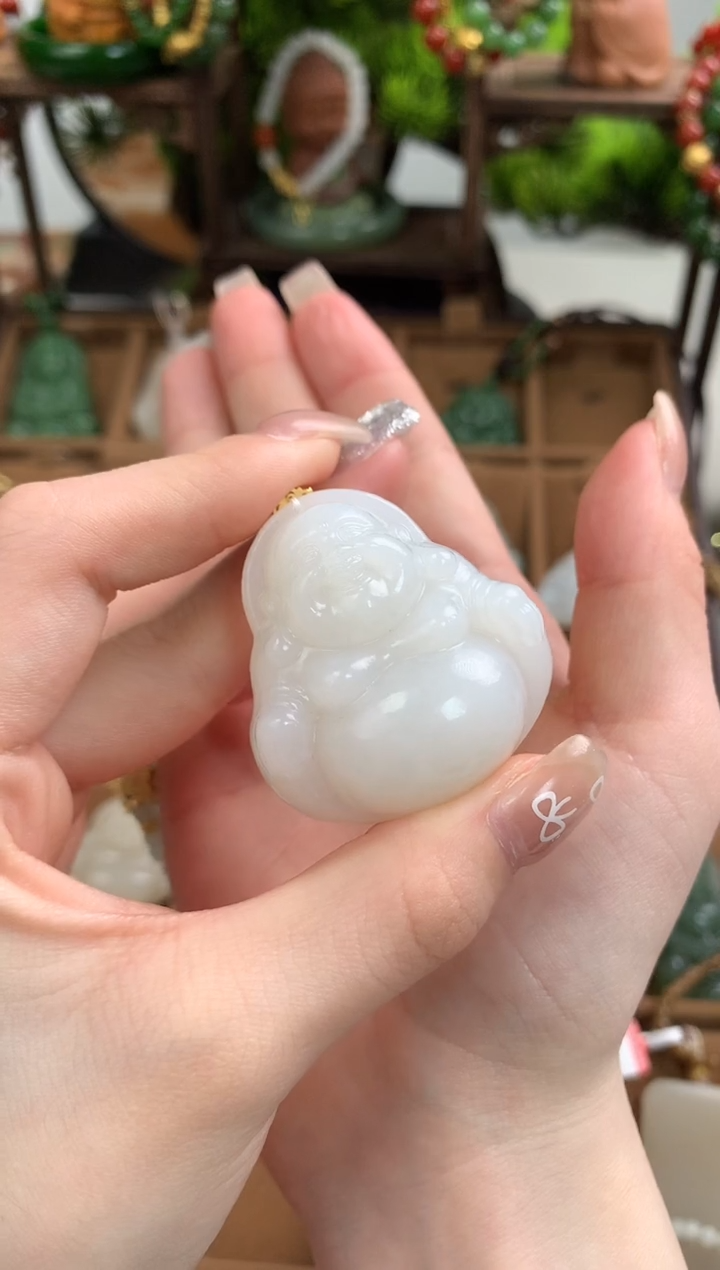 【闪购商品】和田玉颈饰未镶嵌吊坠40mm