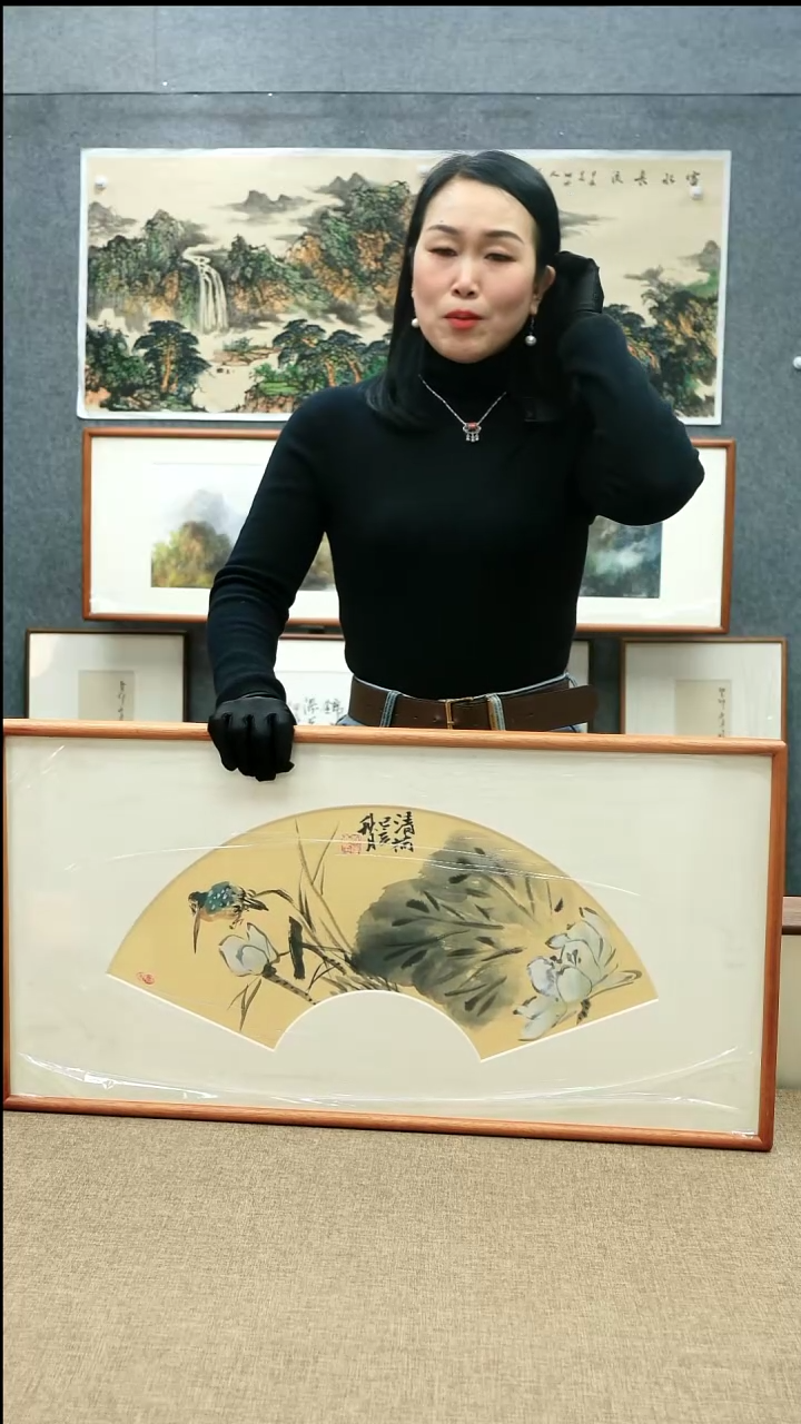 【闪购商品】国画42*82本土老师花鸟