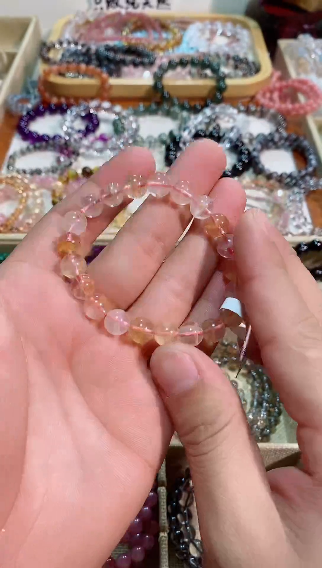 【闪购商品】水晶手链未镶嵌芬达雪花幽灵7m+ （多样性发其一）