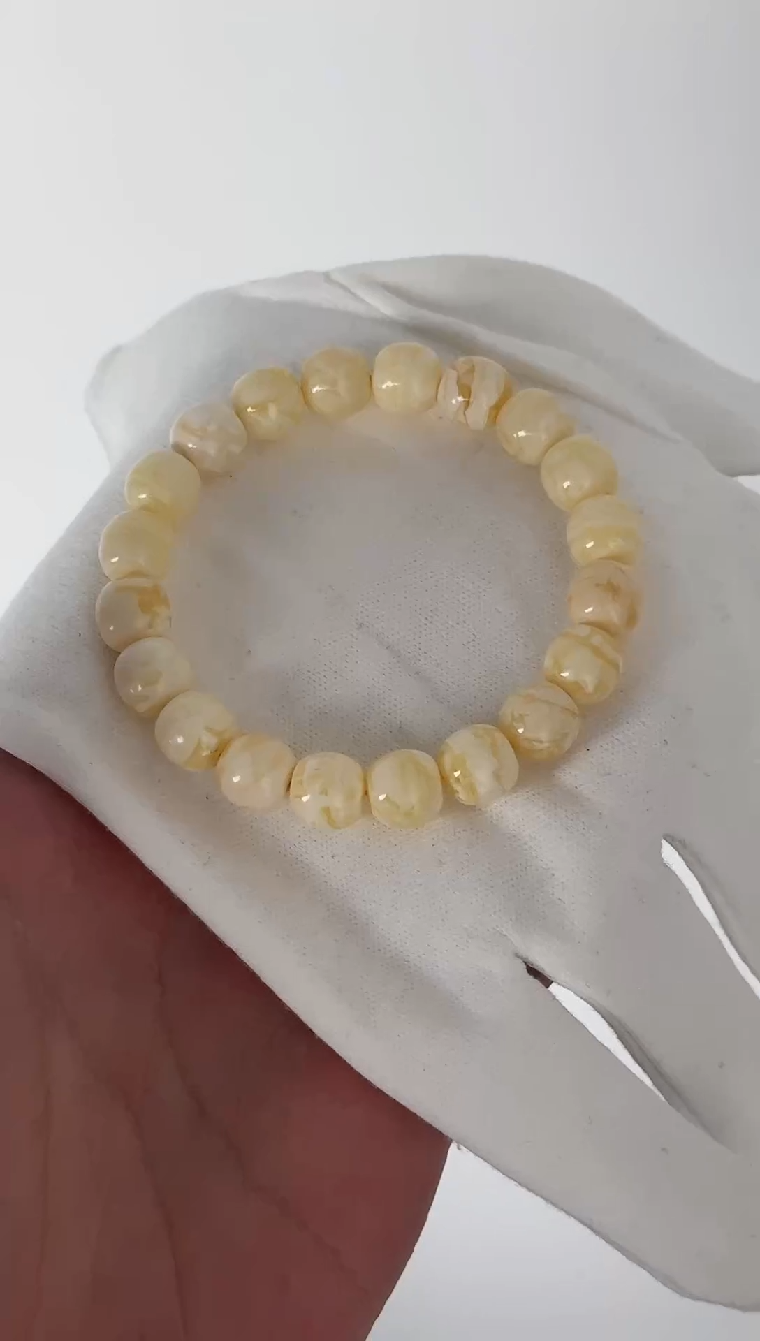 【闪购商品】蜜蜡裸石未镶嵌F-10X9.5-12.03g-手串