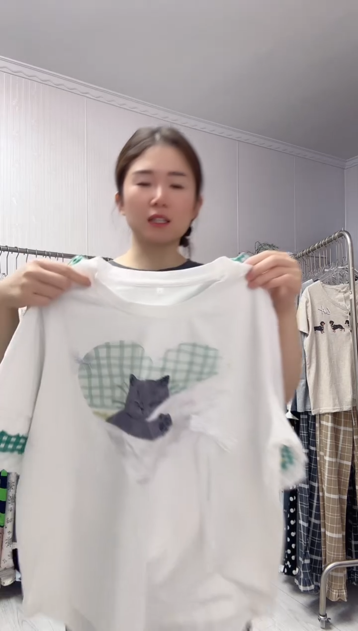 天丝棉短袖短裤款 110斤内