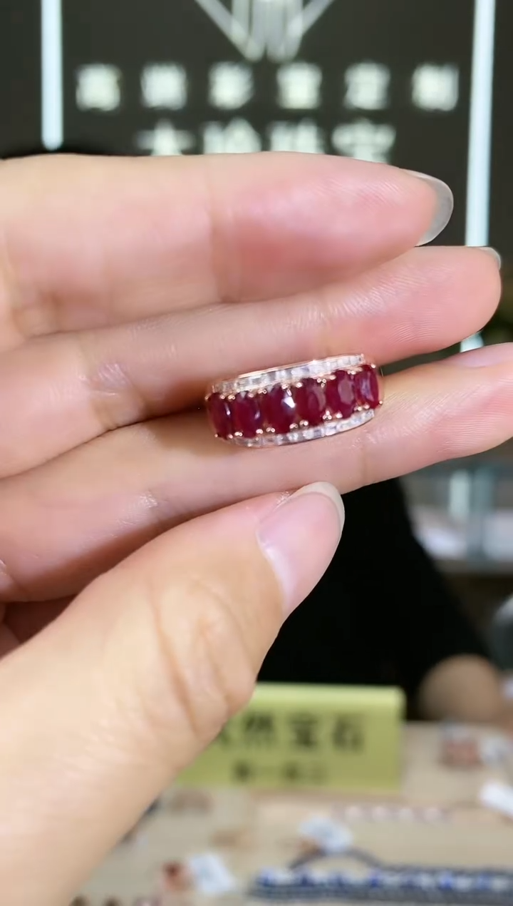 【闪购商品】红宝石手饰银S925镶嵌手饰