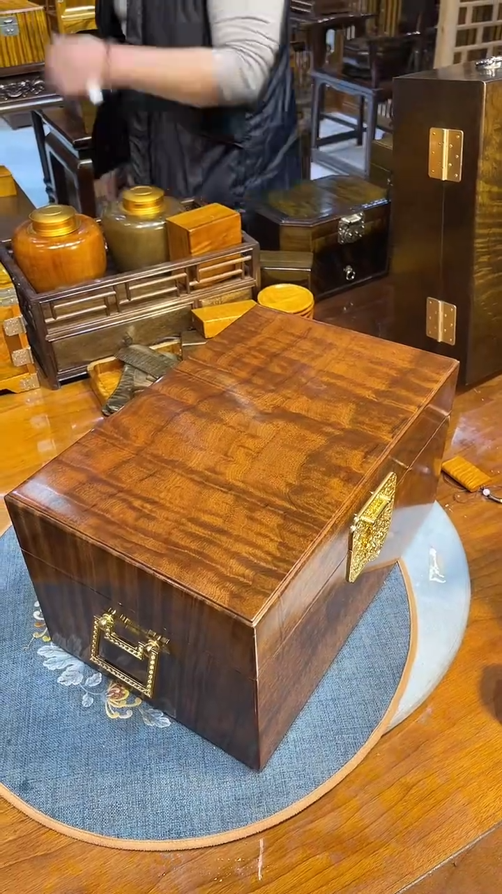 乌木类成套家具乌木大箱盒中盒 s14