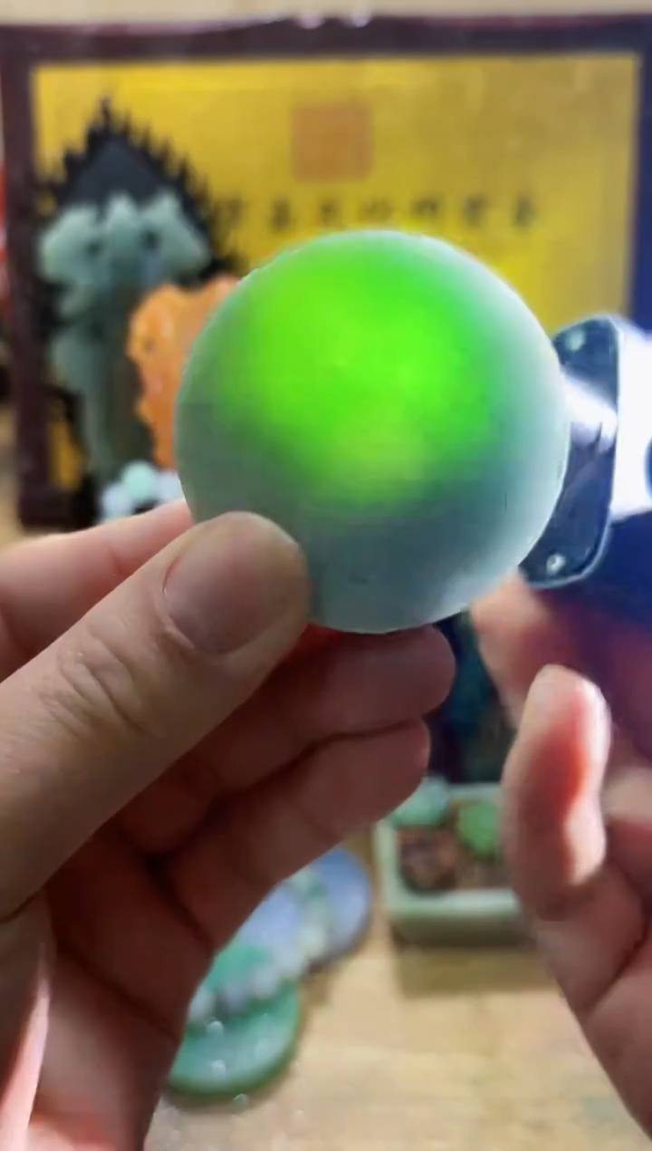 未镶嵌挂件翡翠A货常星8134