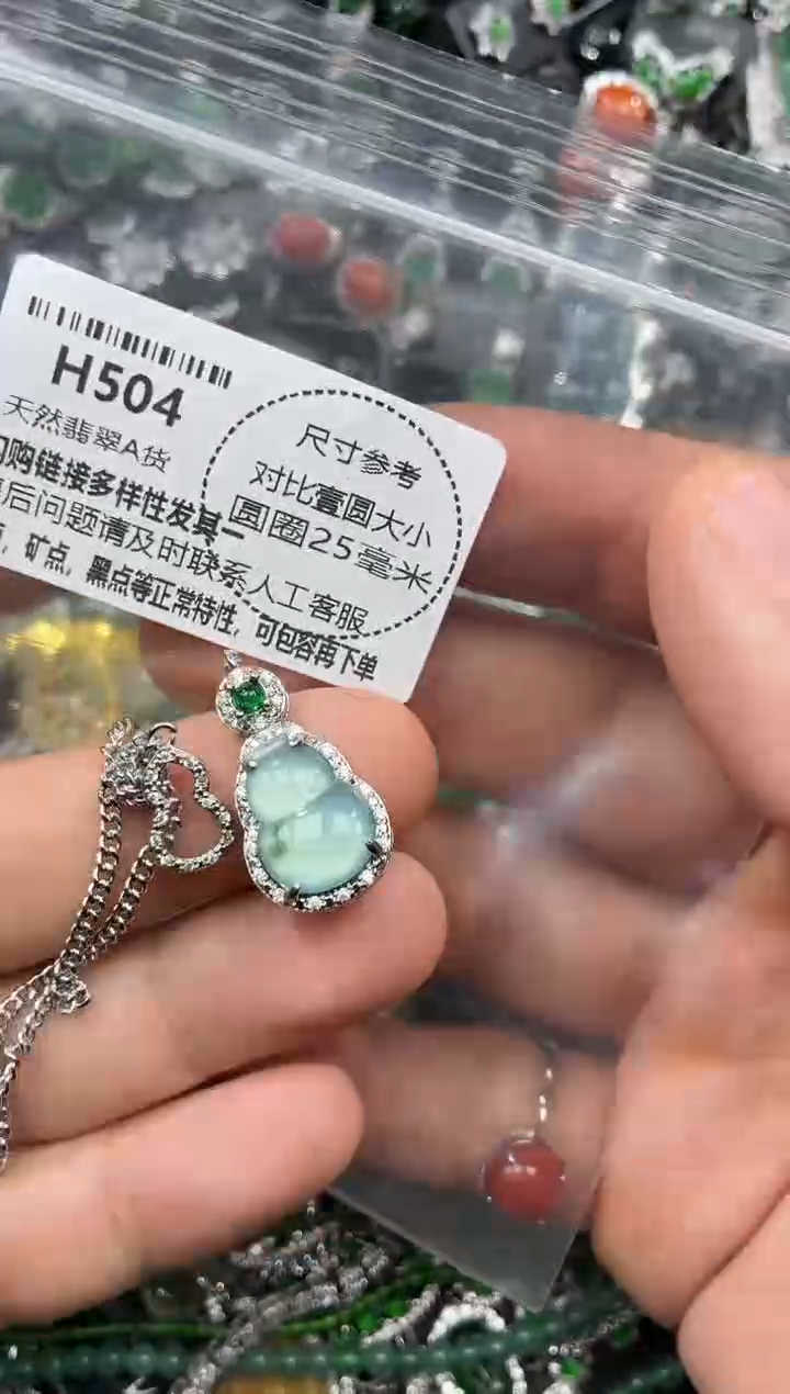 颈饰未镶嵌翡翠H504项链