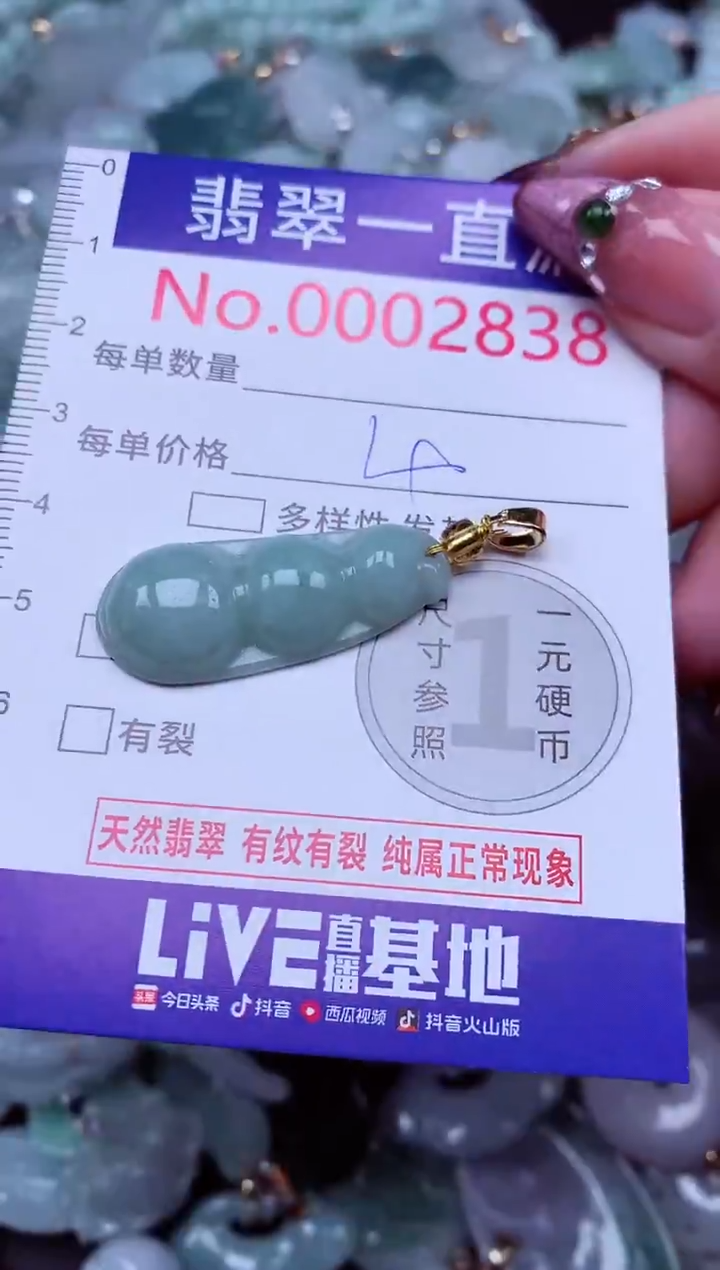 吊坠(不含链)未镶嵌翡翠2838