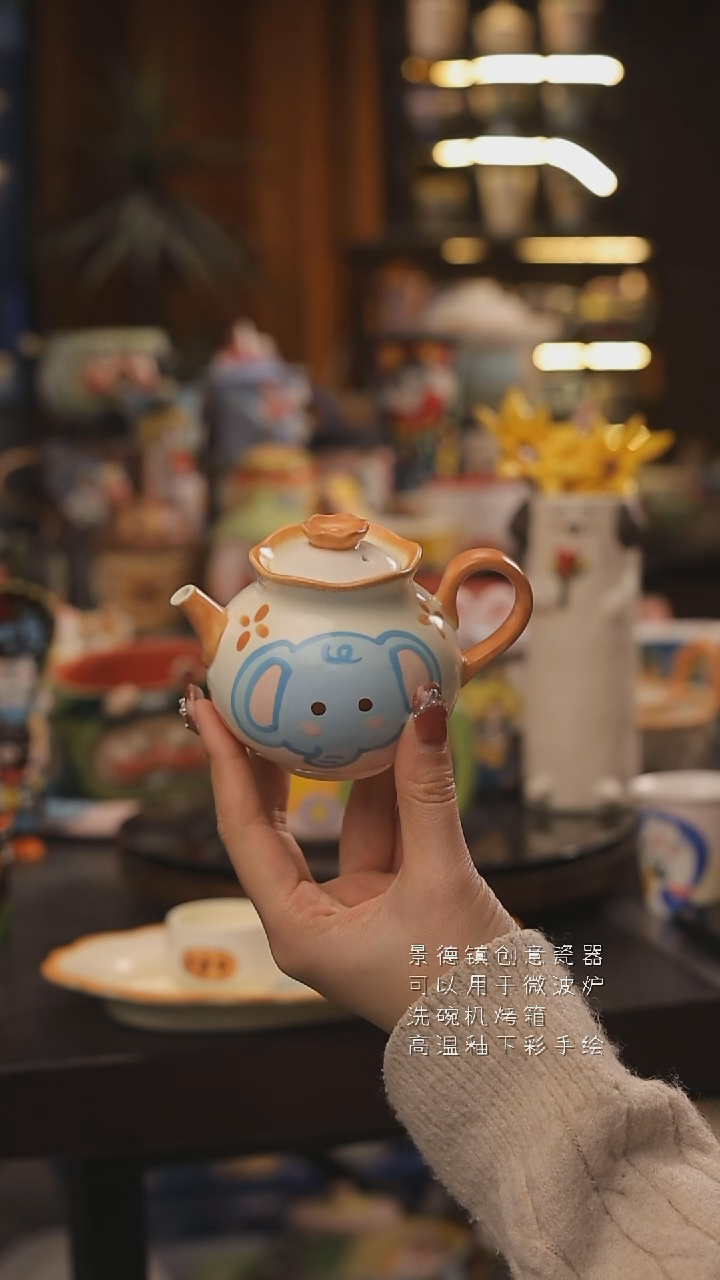 景德镇釉下彩绘设计师款式陶瓷