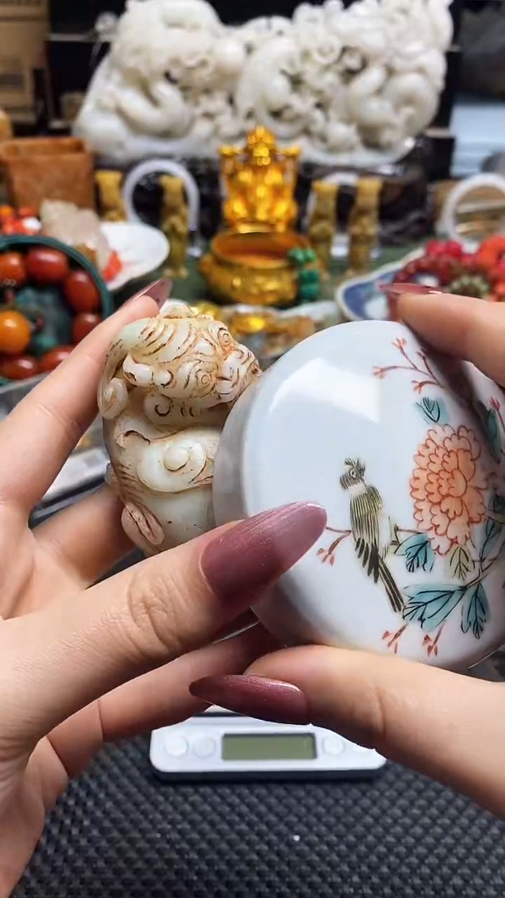 【闪购商品】瓷片瓷片瓷器 摆件1个