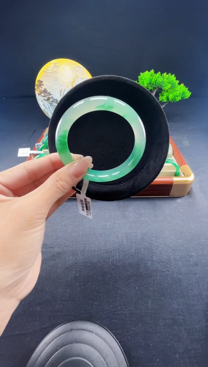 未镶嵌手镯石英质玉（非洲翠）真品上等纯天然非洲翠玉手镯石英质玉