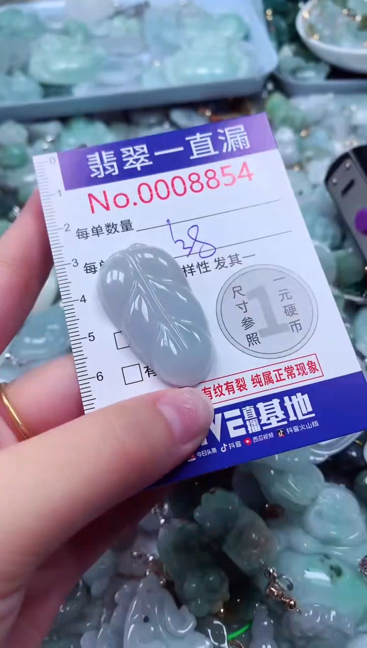 吊坠(不含链)未镶嵌翡翠8854