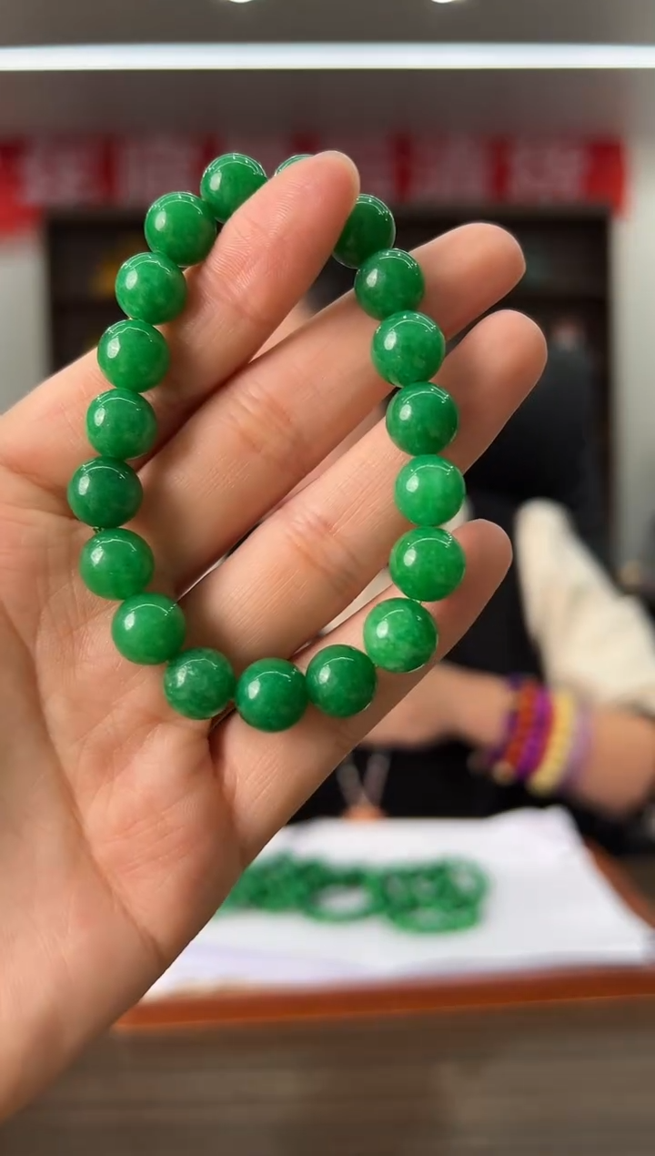 【闪购商品】翡翠手链未镶嵌翡翠手链10+HF207S038