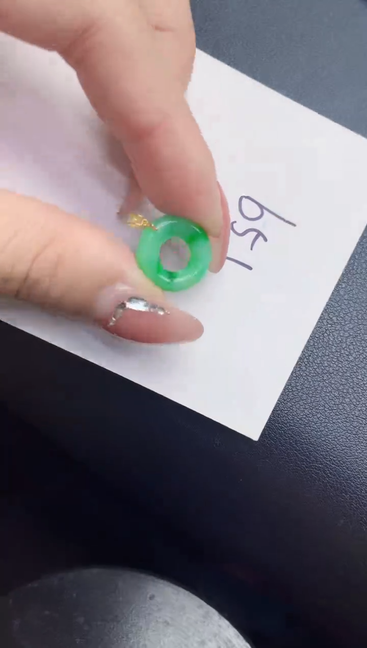 【闪购商品】翡翠颈饰18K金镶嵌000000000