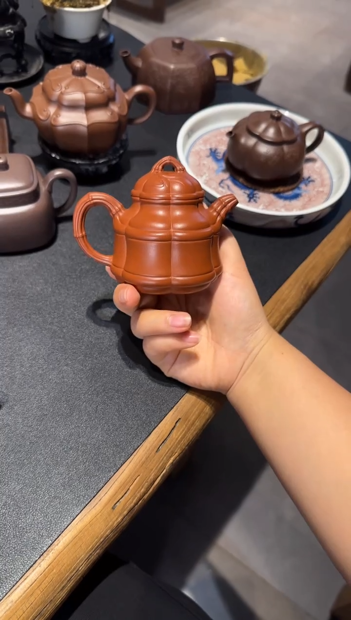 茶壶紫砂日**辉海棠竹鼎