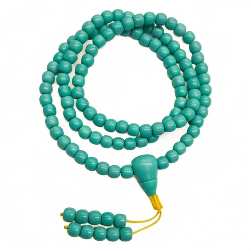 A697高瓷绿108颗老型6mm手链百搭