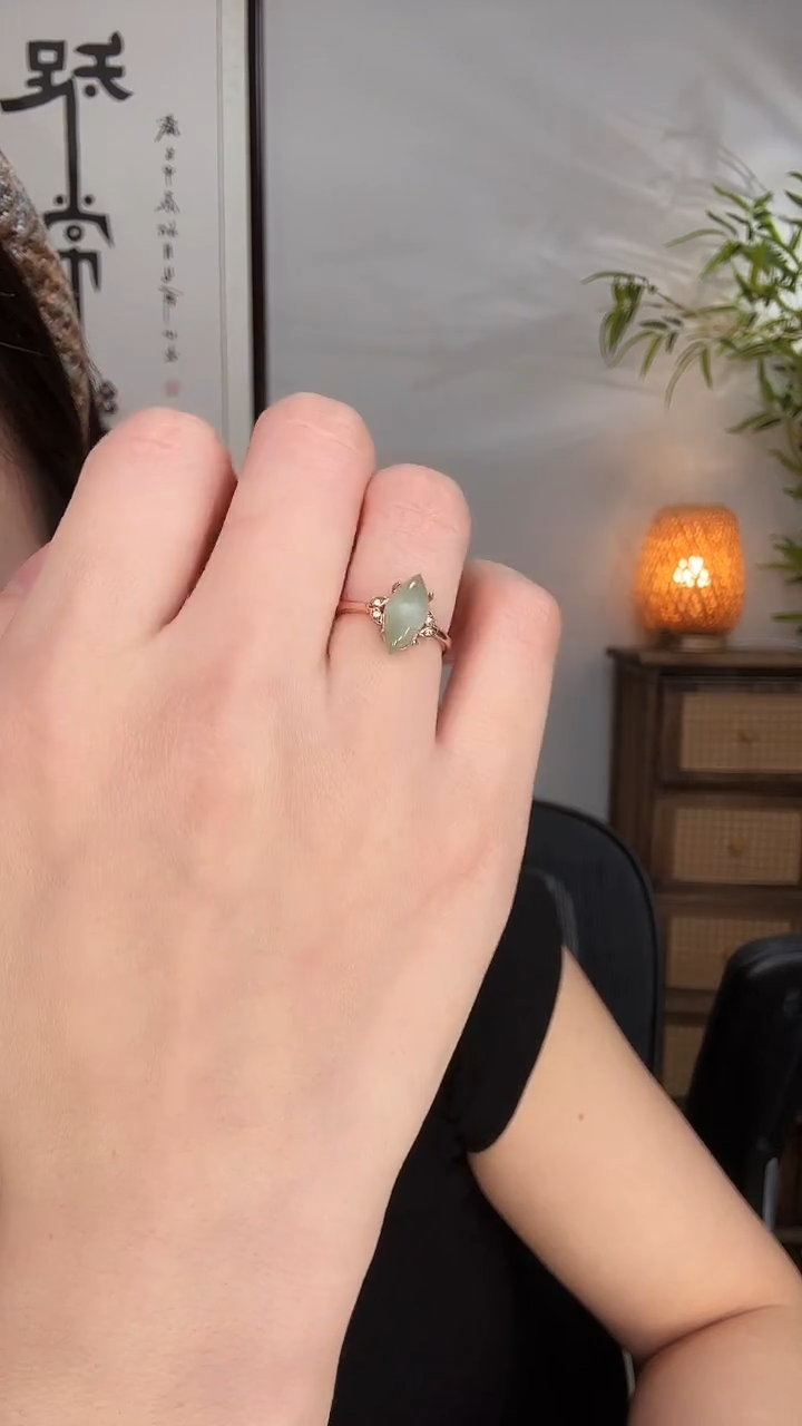 【闪购商品】和田玉手链银S925镶嵌戒指