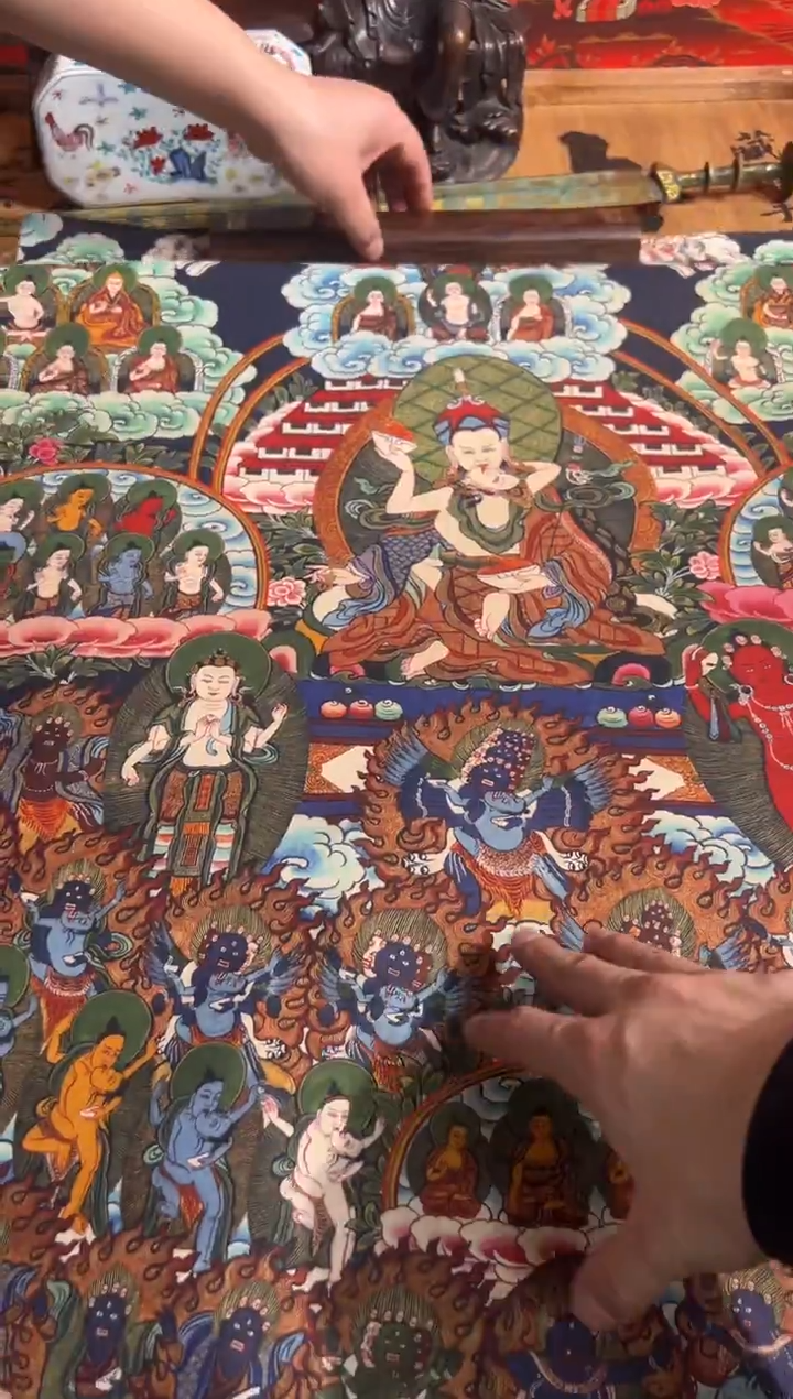 卷轴画卷轴画奥奥的唐卡