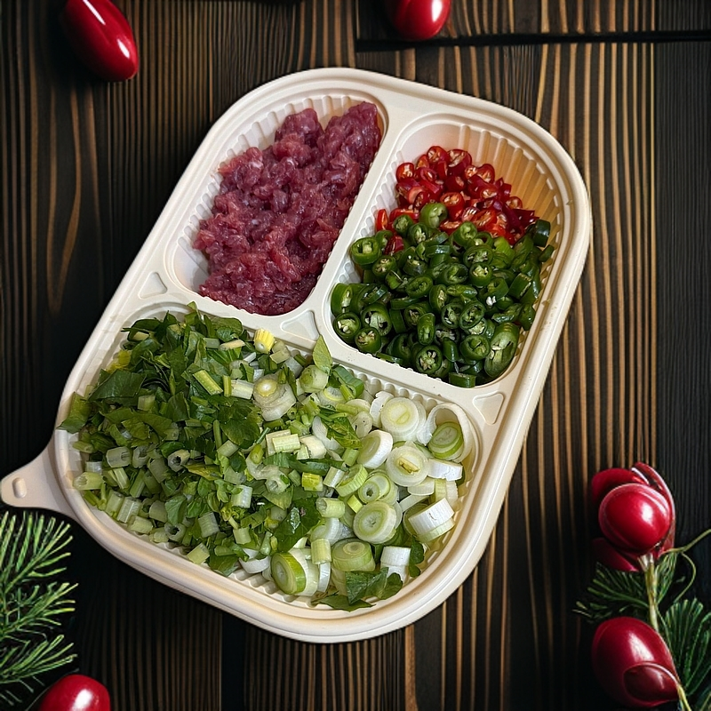 双椒牛肉粒（鲜牛肉粒130g-260g）牛肉同城配