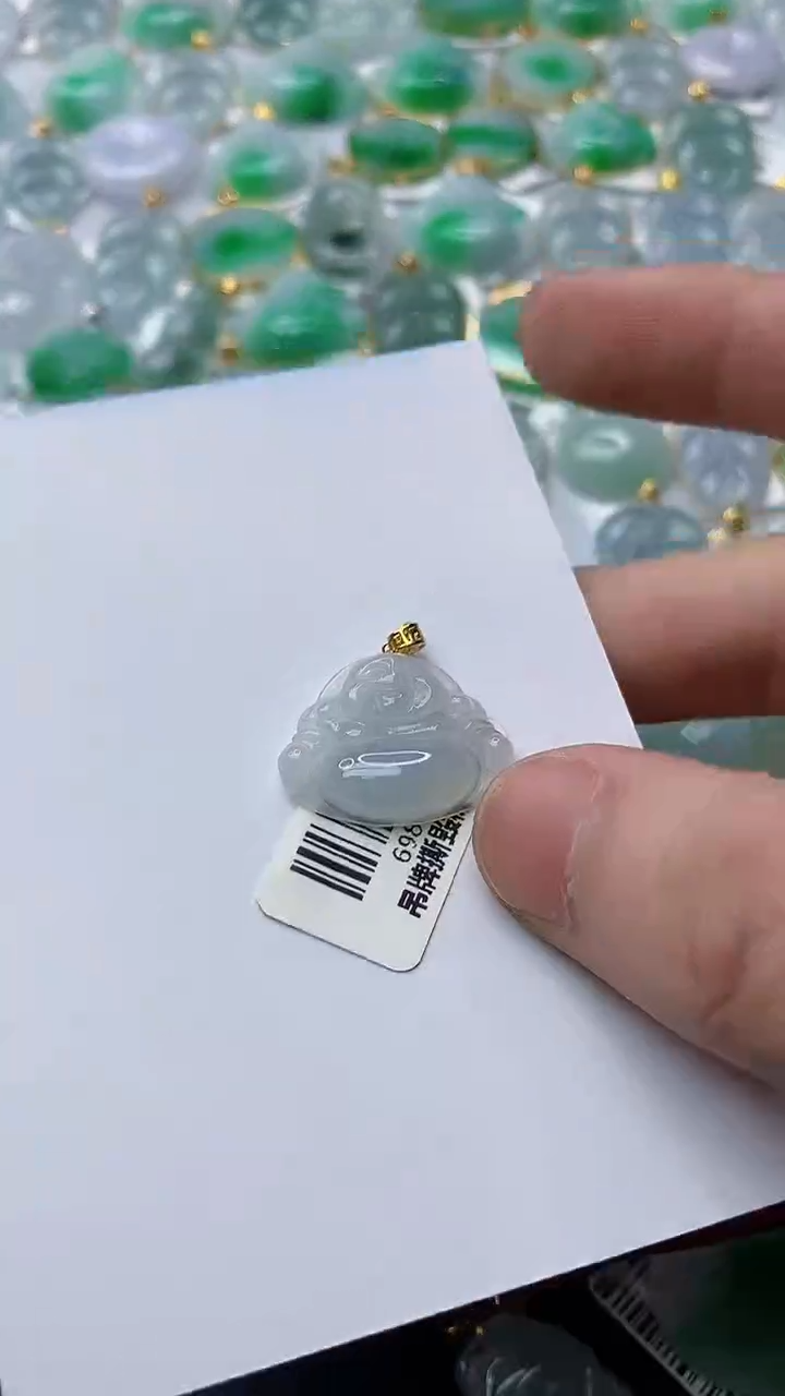 【闪购商品】翡翠颈饰18K金镶嵌36..........