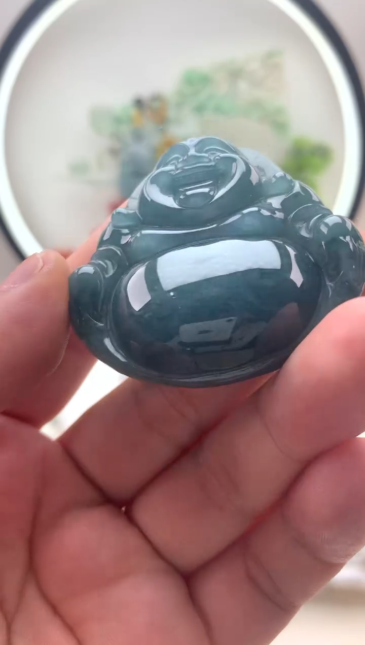 颈饰未镶嵌翡翠佛公