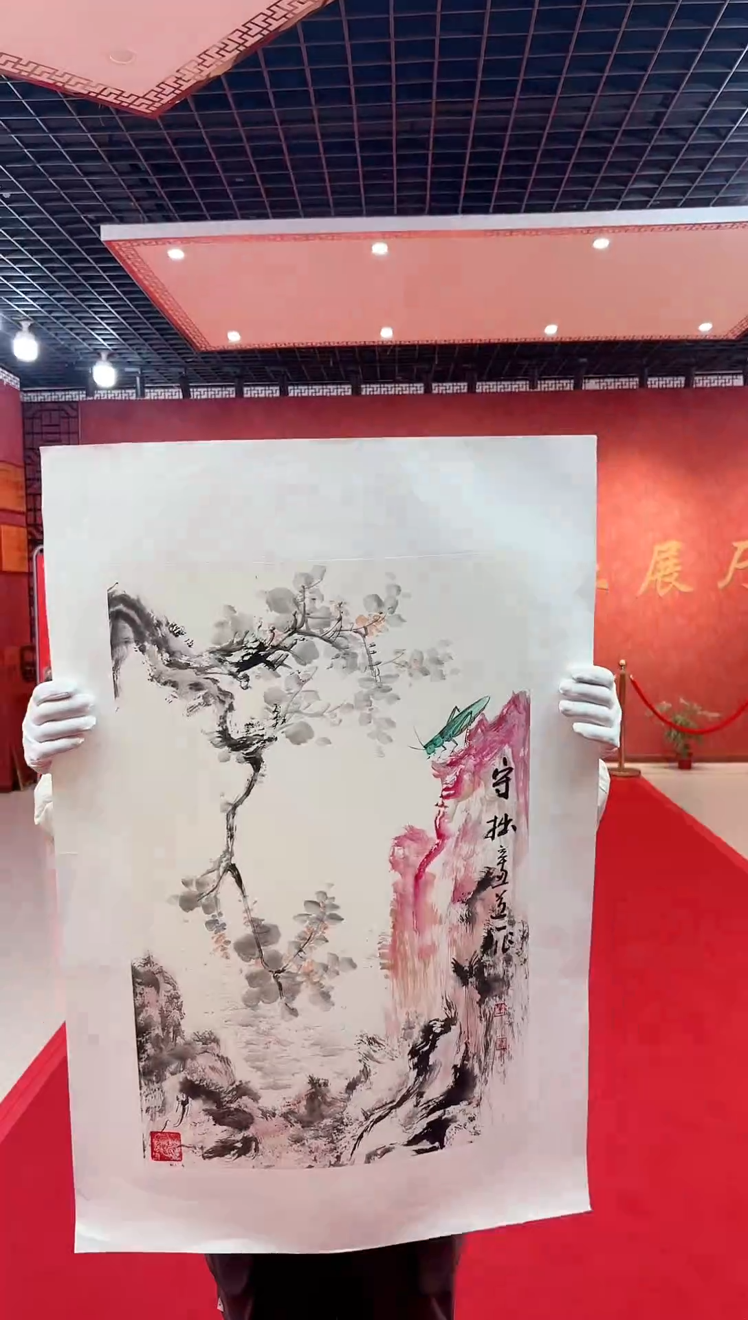 【闪购商品】国画国画道一老师手绘作品D11