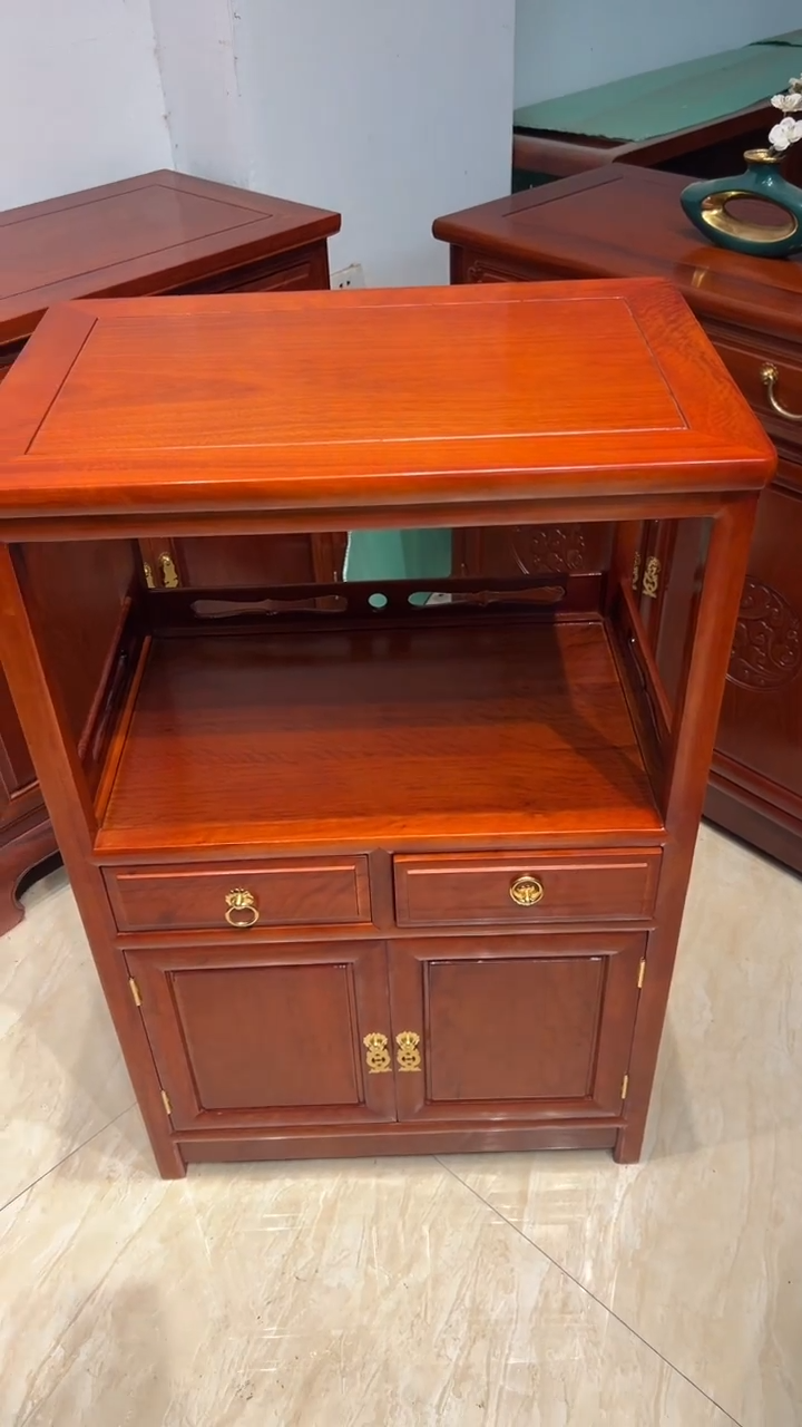 花梨木类书架福利款越南花梨木茶水柜