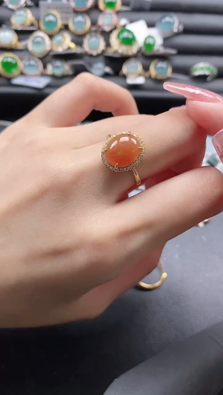 【闪购商品】翡翠戒指银S925镶嵌1111