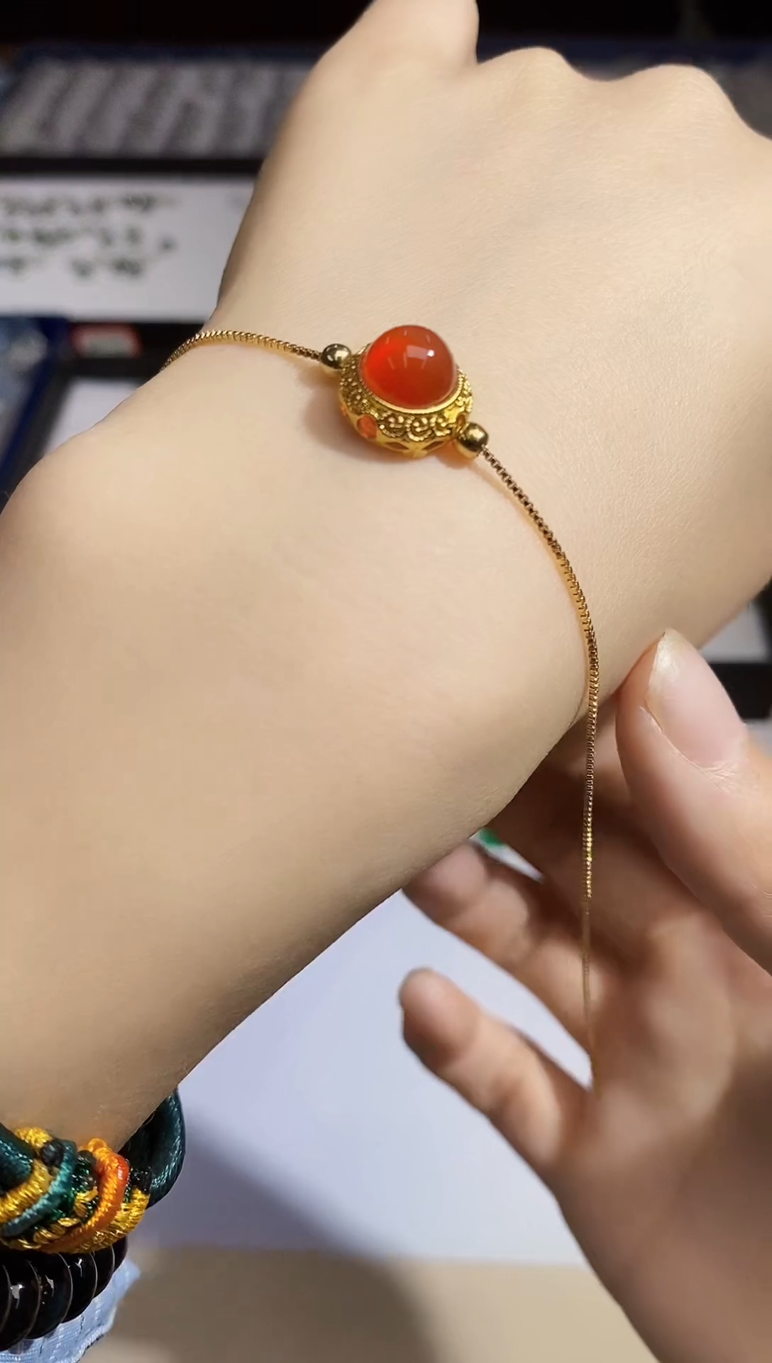 【闪购商品】玛瑙/玉髓手链合金多样性 发其一  【8】