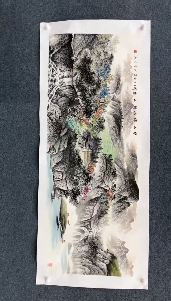 【闪购商品】国画2.17-艺术-冯高翔-荣宝斋原作-34