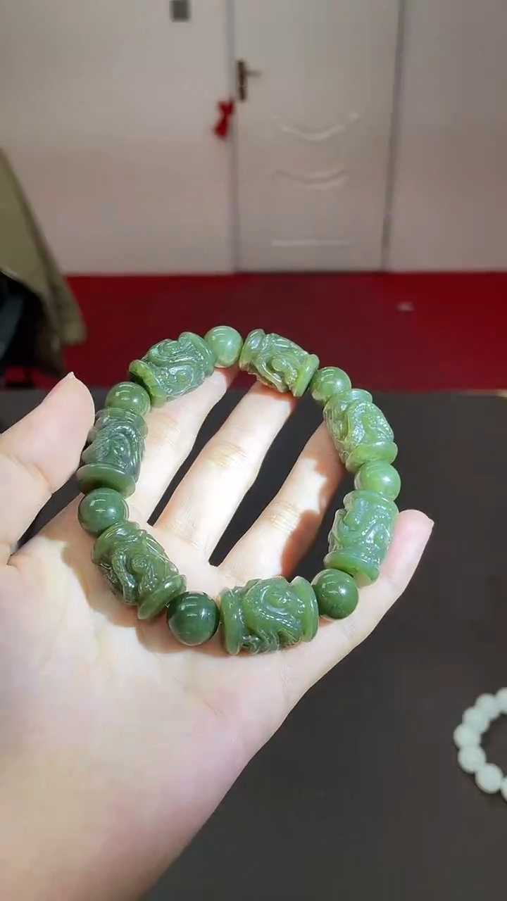 【闪购商品】岫岩河磨玉（透闪石质玉）手串未镶嵌手串